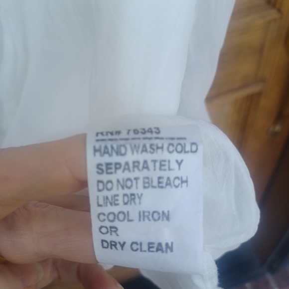 CARLA CONTI SLEEVELESS SILK CHIFFON CAMISOLE NWT WHITE SIZE MEDIUM - Picture 4 of 15